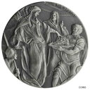  アンティークコイン コイン 金貨 銀貨  2018 2 oz John the Baptist Biblical Series Silver Coin