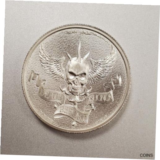  アンティークコイン コイン 金貨 銀貨  Death Before Dishonor 2oz Silver Coin