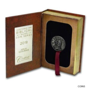 2018 2 オンス イエスが鞭打ちされた聖書シリーズ シルバー コイン2018 2 oz Jesus Scourged Biblical Series Silver Coin