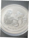 【極美品/品質保証書付】 アンティークコイン コイン 金貨 銀貨 送料無料 2016-2 oz Perth Mint Serie II “Year of the Monkey ” silver coin