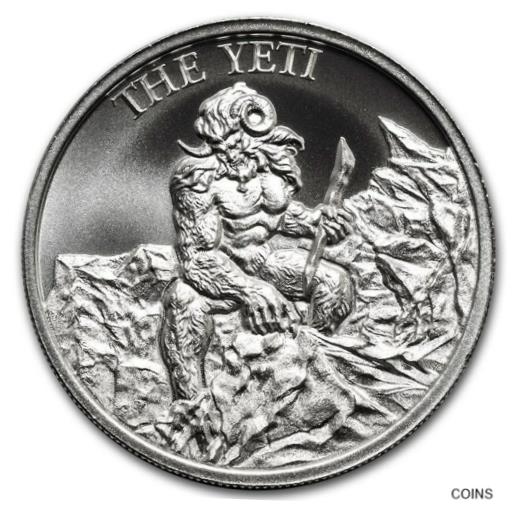  アンティークコイン 銀貨 The YETI 2 oz .999 silver Cryptozoology Series BU  #sof-wr-012548-773