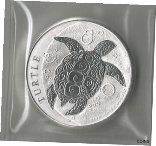 【極美品/品質保証書付】 アンティークコイン 銀貨 2016 NIUE New Zealand $5 2 oz. Silver Hawksbill Turtle *Two Ounces* Bullion Coin [送料無料] #scf-wr-012548-88 1