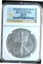 yɔi/iۏ؏tz AeB[NRC RC   [] KAPPYSCOINS G5637 2015W BURNISHED SILVER EAGLE NGC MS70 FIRST DAY OF ISSUE