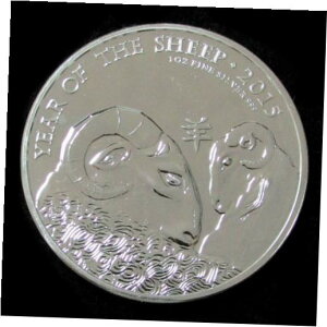 2015 シルバー イギリス 1 オンス シルバー 2 ポンド 羊の太陰年 コイン2015 SILVER GREAT BRITAIN 1 OZ SILVER 2 POUNDS LUNAR YEAR OF THE SHEEP COIN