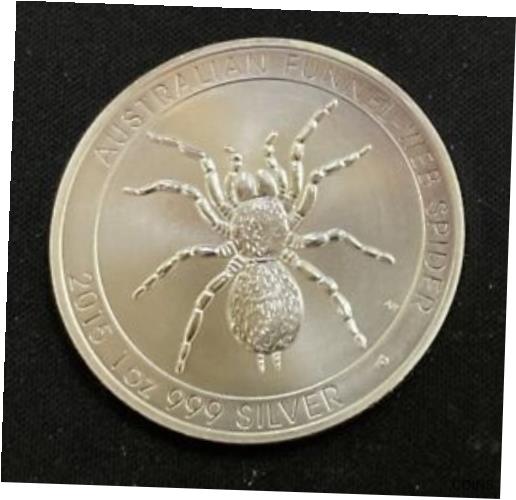  アンティークコイン コイン 金貨 銀貨  2015 Australian Funnel Web Spider; 1 Ounce Silver Coin