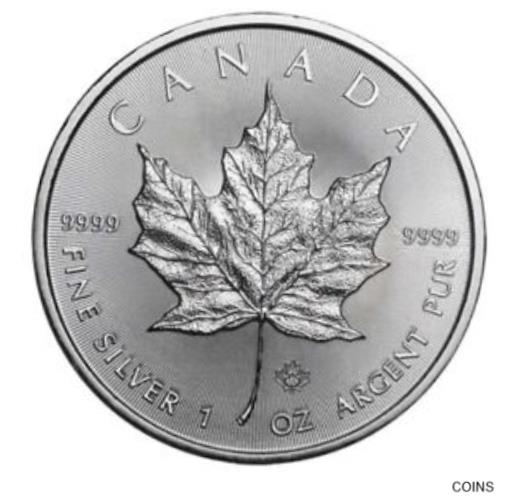  アンティークコイン コイン 金貨 銀貨  2015 CANADA 1 oz Silver .9999 MAPLE LEAF BU Shipped in Airtite Capsule