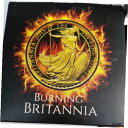 2015年「バーニング・ブリタニア」 1オンス.999 シルバー ブラック ルテニウム & 24K ゴールド仕上げ2015 "Burning Britannia" 1 oz. .999 Silver Black Ruthenium & 24k Gold Finish