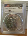 2017-(P) MERCANTI FLAG Silver Eagle PCGS MS70 - FIRST STRIKE - POP ONLY 26!!※関税は当ショップ負担（お客様負担無し）※全国送料無料・海外輸送無料※商品の状態は画像をご確認下さい（極美品・目立った汚れ無し）※輸入品の為英語表記となります※その他ご不明点はお気軽にお問合せ下さい！Seller Notes: “STRUCK AT PHILADELPHIA - SIGNED BY JOHN MERCANTI”Country/Region of Manufacture: United StatesCertification Number: 85168200Coin: American EagleCertification: PCGSPrecious Metal Content per Unit: 1 ozStrike Type: BusinessGrade: MS 70Pedigree: Struck at PhiladelphiaYear: 2017Brand/Mint: U.S. MintComposition: Silver[ご購入前に必ずお読み下さい]親切丁寧に、商品到着までサポート対応させていただきます。■パソコンの画像・画質により色や素材感が、実際の商品と多少異なる場合がございますので予めご了承くださいませ。■お客様のご都合（程度の解釈相違を含む）による商品のご購入後のキャンセル返品は、原則としてお受け致しておりません。未払いのまま2日以上連絡が取れない場合はキャンセルさせて頂きます。その場合、事務局側が自動的に「非常に悪い」の評価を付けてしまいますのでご注意ください。※お支払い頂いた場合は連絡は不要です。※他ショップでも販売しておりますので、稀に在庫がない場合がございます。■不具合での返品は箱などすべてが到着時の状態になるものに限らせていただきます。※当店では不良品はすべて現物確認と不具合の確認を行い対応をさせて頂いております。■お客様のご都合によるご注文確定後の商品のキャンセルにつきましては承っておりません。また、ご入金確認後、またはご決済完了確認後のキャンセルにつきましては、ご注文総額の30％のキャンセル料をご請求させていただきます。■領収書二重発行やトラブル防止のため、領収書発行は行っておりません。事務局側が発行している「支払い明細」が正式な支払い証明となります。支払い明細画面を印刷したものが領収書の代わりになることを各税務署に確認済みです。■年末年始・連休の発送は、業者も休みになる関係でいつもより遅れます。■輸送時の破損の場合は配送業者への報告を行って下さい。報告なしでの対応はできません。■日祝日は定休日とさせていただいております。連絡・発送が出来ませんのであらかじめご了承お願いいたします。■内容は必ずお読みになってからお買い求め下さいますようお願い致します。※在庫状況は常に更新をしておりますが、当社は複数店舗で在庫を共有しているため、ご注文を頂きましても稀に欠品している場合がございます。その際は誠に申し訳ございませんが、その旨をメールまたはお電話にてご連絡させていただきます。ご理解いただけますようお願い申し上げます。親切・丁寧にお取引させていただきますのでよろしくお願いします。 品質保証について 当店の商品の、品質保証についてご紹介いたします。 ▽品質保証書 お買い上げいただく全ての商品に「WORLD RESOURCE品質保証書」をおつけいたします。 これは、WORLD RESOURCEが販売した商品であることを保証するものです。大切に保管してください。 ▽標準保証に関して 当店でご購入頂きました商品は7日以内の標準保証サービスが付属致します。 ※ご購入日につきましては、製品の品質保証書に記載の日付にて確認させていただきます。 ※保証は通常利用時のみの対応となります。 ※ご購入日の確認を致しかねる場合は有償となります。品質保証書は大切に保管して下さい。POINT01　品揃え一番店を目指して 「期待に答えるお店づくりと、時代に合わせたサービスをご提供致します。」 POINT02　多種多様な商品レパートリー 「幅広く、世界の商品をご用意しております。」 POINT03　きっと見つかる！新しい発見 「テレビや雑誌で紹介されたアイテムもいちはやく。」 モットー：丁寧な接客対応 その道数十年のスタッフだからこそできる、“豊富な知識”に基づく商品のご提案。 お探しの商品はお気軽にスタッフにお尋ねください。 「以前は、商品ページあったけど、、、見つからない。」 「初めてアンティークコインの購入をしますが大丈夫ですか？」 「この年代の商品を探していますが、おすすめはありますか？」 「友人にアンティークコインを送りたいけど、おすすめありますか？」 等など、困ったときの質問にも、しっかり対応・お調べ致します。 取寄せ、取り置き等もできますので、商品一覧で見つからなかった商品でも、 スタッフまでお気軽にご相談下さい。 【お問い合わせはお気軽にどうぞ】 suport@world-resource.net