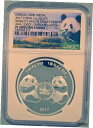 【極美品/品質保証書付】 アンティークコイン コイン 金貨 銀貨 [送料無料] 2017 China Silver 1 oz. Panda Medal Denver ANA PF-70 UC NGC