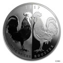  アンティークコイン コイン 金貨 銀貨  2017 Tokelau 1 oz Silver Year of the Rooster Mirror Rooster - SKU#103500