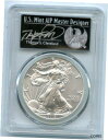 2017 $1 シルバー イーグル 発行初日 トーマス S. クリーブランド PCGS MS 702017 $1 Silver Eagle First Day ...