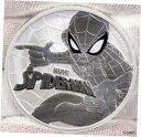 2017 マーベル 1 オンス ツバル スパイダーマン マーベル シリーズ シルバー コイン .9999 カプセル入り2017 Marvel 1 oz Tuvalu Spiderman Marvel Series Silver Coin .9999 In Capsule