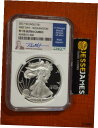  アンティークコイン コイン 金貨 銀貨  2017 W PROOF SILVER EAGLE NGC PF70 UCAM RHETT JEPPSON FIRST DAY ISSUE WASHINGTON