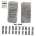 ץʡɥ꥽㤨֡ڶ/ʼݾڽա ƥ  Lot of 20 - 1 Kilo Italpreziosi Italian Silver Cast Bar .999 Fine (w/Assay [̵] #sof-wr-012604-629פβǤʤ4,859,750ߤˤʤޤ