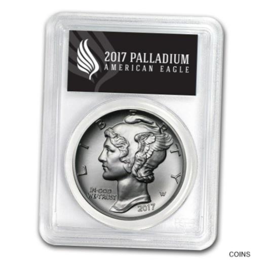 【極美品/品質保証書付】 アンティークコイン 硬貨 2017 1 oz Palladium American Eagle MS-70 PCGS FS, Black Label [送料無料] #oot-wr-012794-1394