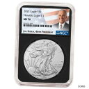 2021 $1 Type 1 American Silver Eagle NGC MS70 Biden Label Retro Core※関税は当ショップ負担（お客様負担無し）※全国送料無料・海外輸送無料※商品の状態は画像をご確認下さい（極美品・目立った汚れ無し）※輸入品の為英語表記となります※その他ご不明点はお気軽にお問合せ下さい！Certification: NGCStrike Type: BusinessYear: 2021Coin: American EaglePrecious Metal Content per Unit: 1 ozGrade: MS 70Brand/Mint: U.S. MintFineness: 0.999Country/Region of Manufacture: United StatesComposition: Silver[ご購入前に必ずお読み下さい]親切丁寧に、商品到着までサポート対応させていただきます。■パソコンの画像・画質により色や素材感が、実際の商品と多少異なる場合がございますので予めご了承くださいませ。■お客様のご都合（程度の解釈相違を含む）による商品のご購入後のキャンセル返品は、原則としてお受け致しておりません。未払いのまま2日以上連絡が取れない場合はキャンセルさせて頂きます。その場合、事務局側が自動的に「非常に悪い」の評価を付けてしまいますのでご注意ください。※お支払い頂いた場合は連絡は不要です。※他ショップでも販売しておりますので、稀に在庫がない場合がございます。■不具合での返品は箱などすべてが到着時の状態になるものに限らせていただきます。※当店では不良品はすべて現物確認と不具合の確認を行い対応をさせて頂いております。■お客様のご都合によるご注文確定後の商品のキャンセルにつきましては承っておりません。また、ご入金確認後、またはご決済完了確認後のキャンセルにつきましては、ご注文総額の30％のキャンセル料をご請求させていただきます。■領収書二重発行やトラブル防止のため、領収書発行は行っておりません。事務局側が発行している「支払い明細」が正式な支払い証明となります。支払い明細画面を印刷したものが領収書の代わりになることを各税務署に確認済みです。■年末年始・連休の発送は、業者も休みになる関係でいつもより遅れます。■輸送時の破損の場合は配送業者への報告を行って下さい。報告なしでの対応はできません。■日祝日は定休日とさせていただいております。連絡・発送が出来ませんのであらかじめご了承お願いいたします。■内容は必ずお読みになってからお買い求め下さいますようお願い致します。※在庫状況は常に更新をしておりますが、当社は複数店舗で在庫を共有しているため、ご注文を頂きましても稀に欠品している場合がございます。その際は誠に申し訳ございませんが、その旨をメールまたはお電話にてご連絡させていただきます。ご理解いただけますようお願い申し上げます。親切・丁寧にお取引させていただきますのでよろしくお願いします。 品質保証について 当店の商品の、品質保証についてご紹介いたします。 ▽品質保証書 お買い上げいただく全ての商品に「WORLD RESOURCE品質保証書」をおつけいたします。 これは、WORLD RESOURCEが販売した商品であることを保証するものです。大切に保管してください。 ▽標準保証に関して 当店でご購入頂きました商品は7日以内の標準保証サービスが付属致します。 ※ご購入日につきましては、製品の品質保証書に記載の日付にて確認させていただきます。 ※保証は通常利用時のみの対応となります。 ※ご購入日の確認を致しかねる場合は有償となります。品質保証書は大切に保管して下さい。POINT01　品揃え一番店を目指して 「期待に答えるお店づくりと、時代に合わせたサービスをご提供致します。」 POINT02　多種多様な商品レパートリー 「幅広く、世界の商品をご用意しております。」 POINT03　きっと見つかる！新しい発見 「テレビや雑誌で紹介されたアイテムもいちはやく。」 モットー：丁寧な接客対応 その道数十年のスタッフだからこそできる、“豊富な知識”に基づく商品のご提案。 お探しの商品はお気軽にスタッフにお尋ねください。 「以前は、商品ページあったけど、、、見つからない。」 「初めてアンティークコインの購入をしますが大丈夫ですか？」 「この年代の商品を探していますが、おすすめはありますか？」 「友人にアンティークコインを送りたいけど、おすすめありますか？」 等など、困ったときの質問にも、しっかり対応・お調べ致します。 取寄せ、取り置き等もできますので、商品一覧で見つからなかった商品でも、 スタッフまでお気軽にご相談下さい。 【お問い合わせはお気軽にどうぞ】 suport@world-resource.net