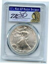 2003 $1 アメリカン シルバー イーグル 1オンス ドル PCGS MS70 ファースト ストライク クリーブランド ネイティブ 2003 $1 American Silver Eagle 1oz Dollar PCGS MS70 First Strike Cleveland Native
