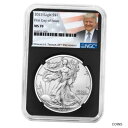  アンティークコイン 銀貨 Presale - 2023 $1 American Silver Eagle NGC MS70 FDI Trump Label Retro Core  #sot-wr-012794-5749