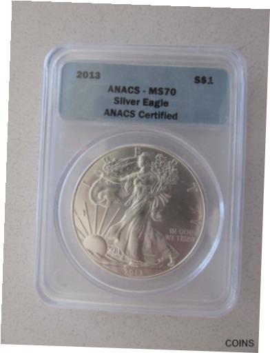 ڶ/ʼݾڽա ƥ    [̵] 2013 $1 Silver Eagle ANACS MS70