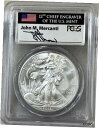 【極美品/品質保証書付】 アンティークコイン コイン 金貨 銀貨 [送料無料] 2013 AMERICAN SILVER EAGLE PCGS MS70 FIRST STRIKE JOHN M. MERCANTI SIGNATURE