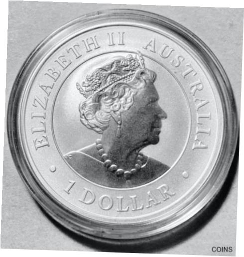 【極美品/品質保証書付】 アンティークコイン コイン 金貨 銀貨 送料無料 Queen Elizabeth 2022-P AUS silver dollar, koala