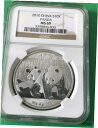  アンティークコイン コイン 金貨 銀貨  2010 CHINESE 1OZ. .999 SILVER PANDA MS69 NGC brown label