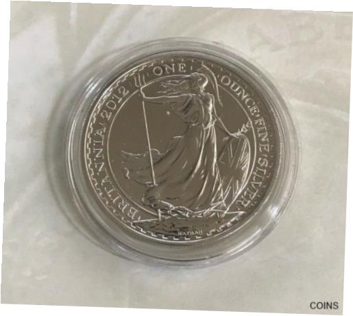 【極美品/品質保証書付】 アンティークコイン コイン 金貨 銀貨 [送料無料] Simply Coins~ 2012 SILVER BRITANNIA 1OZ 2 POUNDS 1 OUNCE .958 FINE silver COIN