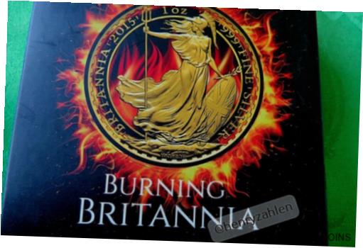 【極美品/品質保証書付】 アンティークコイン コイン 金貨 銀貨 送料無料 BURNING BRITAIN, Black Ruthenium,1 Oz Silver Coin, UK 2O15-