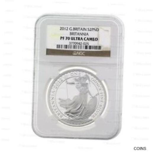  アンティークコイン コイン 金貨 銀貨  New 2012 UK Great Britain Silver Britannia 1oz NGC PF70 Ultra Cameo Proof Graded