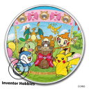 yɔi/iۏ؏tz AeB[NRC RC   [] Pokemon Party - Colorized British Britannia 1oz .999 Pure Silver Coin