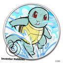 【極美品/品質保証書付】 アンティークコイン コイン 金貨 銀貨 送料無料 Squirtle - Pokemon - Colorized British Britannia 1oz .999 Pure Silver Coin