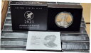  アンティークコイン コイン 金貨 銀貨  2021 s proof silver eagle, type 2, w/ ogp and coa, purchased direct from mint