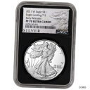  アンティークコイン コイン 金貨 銀貨  2021 W American Silver Eagle Proof Type 2 NGC PF70 UCAM Early Releases ALS Black