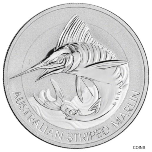  アンティークコイン コイン 金貨 銀貨  2020 P Australia Silver Striped Marlin 1.5 oz $2 - BU