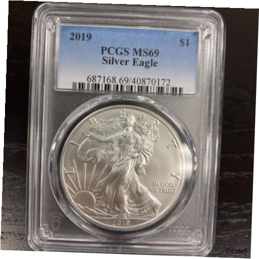 ڶ/ʼݾڽա ƥ    [̵] 2019 American Silver Eagle PCGS MS69 1oz Silver 40870172