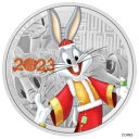 2023 3 オンス ニウエ シルバー イヤー オブ ザ ラビット バッグス バニー コイン 2023 3 oz Niue Silver Year of the Rabbit Bugs Bunny Coin