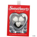 【極美品/品質保証書付】 アンティークコイン コイン 金貨 銀貨 [送料無料] SWEETHEARTS .999 SILVER HEARTS SET 3 X 10 Grams of Pure..