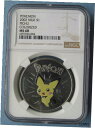 【極美品/品質保証書付】 アンティークコイン コイン 金貨 銀貨 [送料無料] 2002 Niue Pokemon Pichu $1 Coin Colorized - NGC MS 68 (Nintendo Pobjoy Mint)