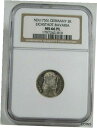 ND (1755) アイヒシュタット・バイエルン州、ドイツ シルバー 3K コイン認定 NGC MS 66 PL ND (1755) Eichstadt-Bav...