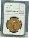 1927年 $20 サン・ゴーダン ゴールド ダブル イーグル コイン MS-66 NGC製 1927 $20 Saint-Gaudens Gold Doubl...