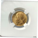 NGC-MS66 イタリア 1931年 ヴィットリオ・エマヌエーレ3世 50リラ金貨 NGC-MS66 Italy 1931 Vittorio Emanuele...