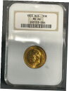 ゴールド 10R 1903 コイン - NGC MS66 古いファッティー トップ ポップ帝国ロシア皇帝ニコラス 2 世 Gold 10R 1903 Coin ...
