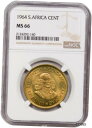1964 南アフリカ 1 セント NGC MS 66 コインのみ 10 グレード上 1964 SOUTH AFRICA 1 CENT NGC MS 66 COI...