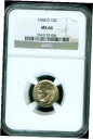 1968-D ルーズベルト ダイム 10 セント NGC MS66 BU UNC コイン、驚くべきディテール 1968-D ROOSEVELT DIME 10 ...