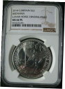 イギリス イギリス 2 ポンド 2014 シルバー コイン ブリタニア ルナ ホース Obv NGC MS66、ラバ Great Britain UK 2Pou...