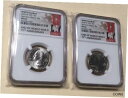 2020 W ウィアー ファーム クォーター (2 コイン セット) 第二次世界大戦終結 V75 NGC MS 65 & MS 66 2020 W WEIR F...