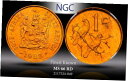 1983 南アフリカ 1 セント MS 66 RD NGC トーン コイン 既知の中で最高級 1983 SOUTH AFRICA 1 CENT MS 66 RD...