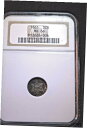 1863 シルバー 3 セント NGC 認定 MS-66 希少宝石 BU コイン! #153 1863 SILVER THREE CENT NGC CERTIF...