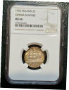 ポーランド 2 ズロテ 1936 グディニア シーポート NGC MS66 上位グレードの1コインのみ! Poland 2 Zlote 1936 Gdynia ...
