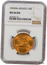1965-Mo メキシコ 20 CENTAVOS NGC MS 66 RD コイン最高級の既知、、.. 1965-Mo MEXICO 20 CENTAVOS N...